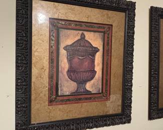 Framed art work 1of 2