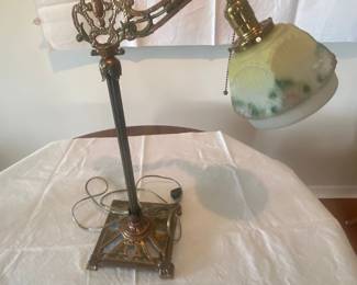 Art Deco restored desk lamp