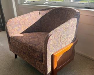 1960s Barrel Lounge Chair