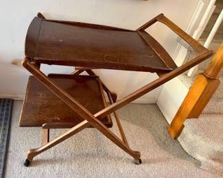 1960s Yugoslavian Teak Bar Cart