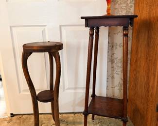 PINE PLANT STAND AND BOMBAY & CO. STAND