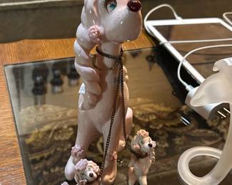 MCM pink poodle family
