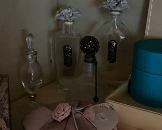 Empty perfume bottles