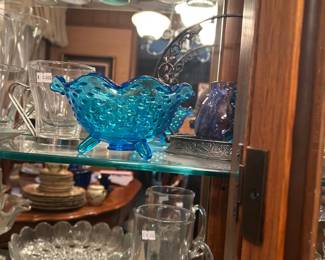 Blue Fenton dish
