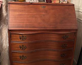 Antique drop down desk