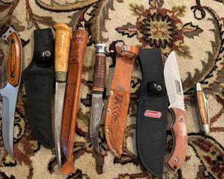 Several knives