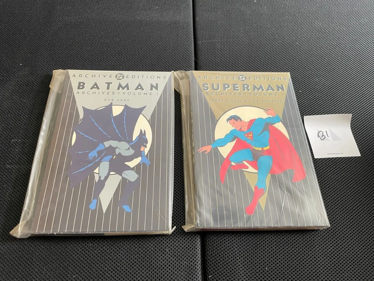 Archives Editions Batman and Superman Hardcover Books