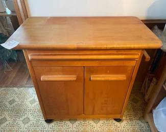 Wooden Kitchen Cart