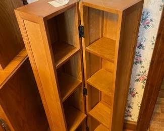 Wooden Folding DVD Storage