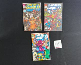 Lot of 6 The Infinity Gauntlet Comics
