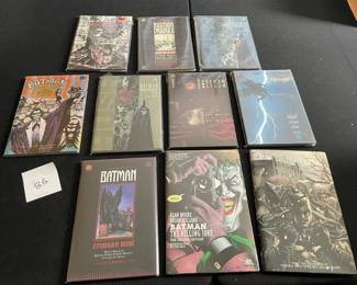 Lot of 10 Bound Comic Books of Batman