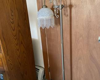 Floor Lamp with Glass Shade