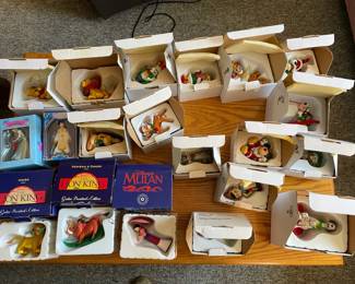 Lot of Disney Ornaments with Original Boxes