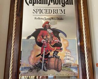 Captain Morgan Alcohol Bar Advertising Mirror