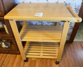Wood Kitchen Cart