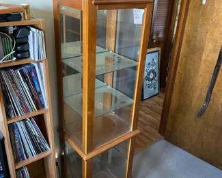 Display Case in Medium Toned Wood