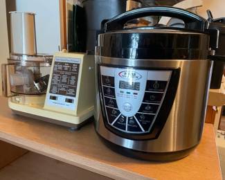 Food Processor and Pressure Cooker