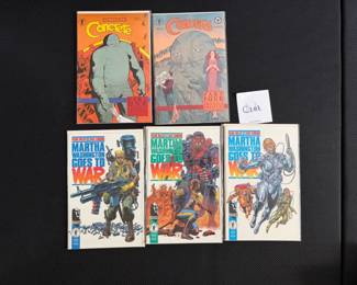 5 Comic Books, Concrete and Martha Washington Goes to War
