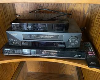 Lot of Video and DVD Players