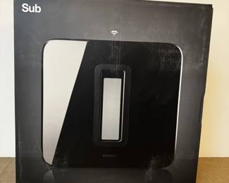 Sonos Sub Gen 3 Black Wireless Subwoofer – Boxed