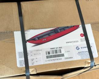 Gumotex Twist 2/1 Inflatable Kayak – Red, Boxed