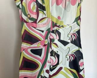 Emilio Pucci Firenze Sleeveless Mini Dress