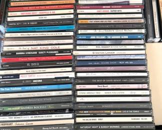 CDs: steel guitar, Hawaiian guitar, classical, Johnny Cash