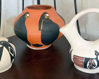 Assorted Native American pottery