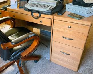 Desk + office chair