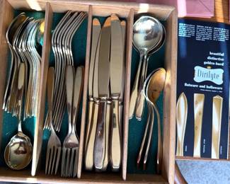 Dorling by Dirilyte Gold-plated silverware set