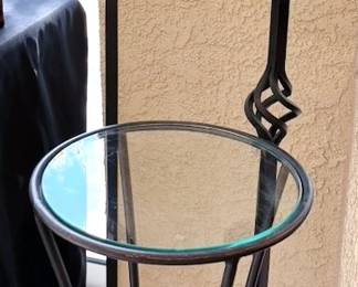 Side table + candleabras