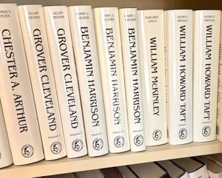 Non-fiction books: US presidents, military + US history, travel