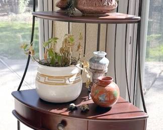 More plants, including large Christmas cactus