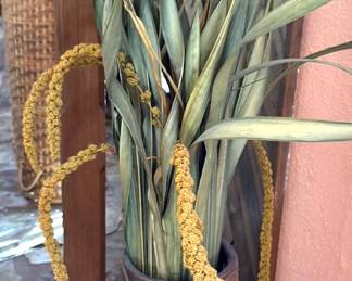 Also an assortment of faux plants
