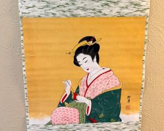 Japanese wall scroll