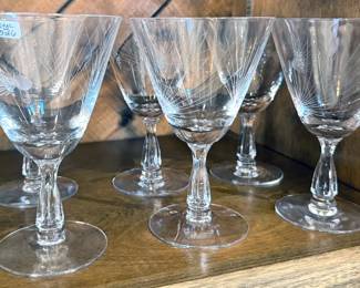Assorted stemware