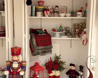 Large collection of Christmas decor 