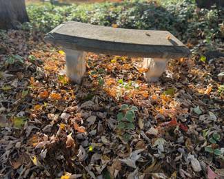 Cement bench 