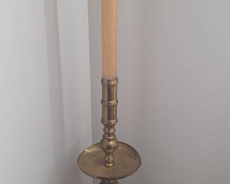 Brass Floor Altar Candlestick Style (set of 2)