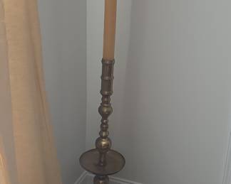 Brass Floor Altar Candlestick Style (set of 2)