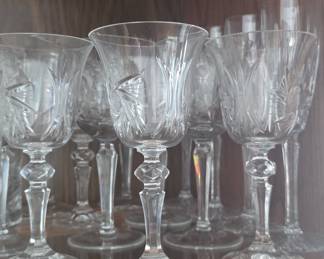 Waterford Style Crystal Stemware