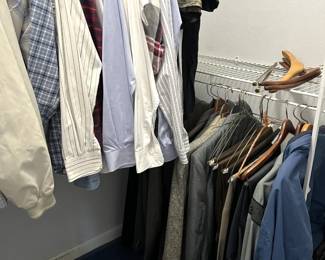 Assorted men's clothes