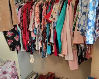 Clothing with price tags, never worn