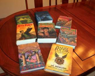 8 Volume Set of First Edition Harry Potter Books