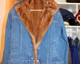 Mink / Denim Jacket