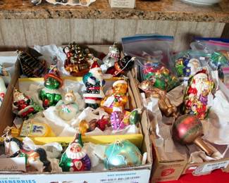 40+ Radko Ornaments,, Vintage Ornaments