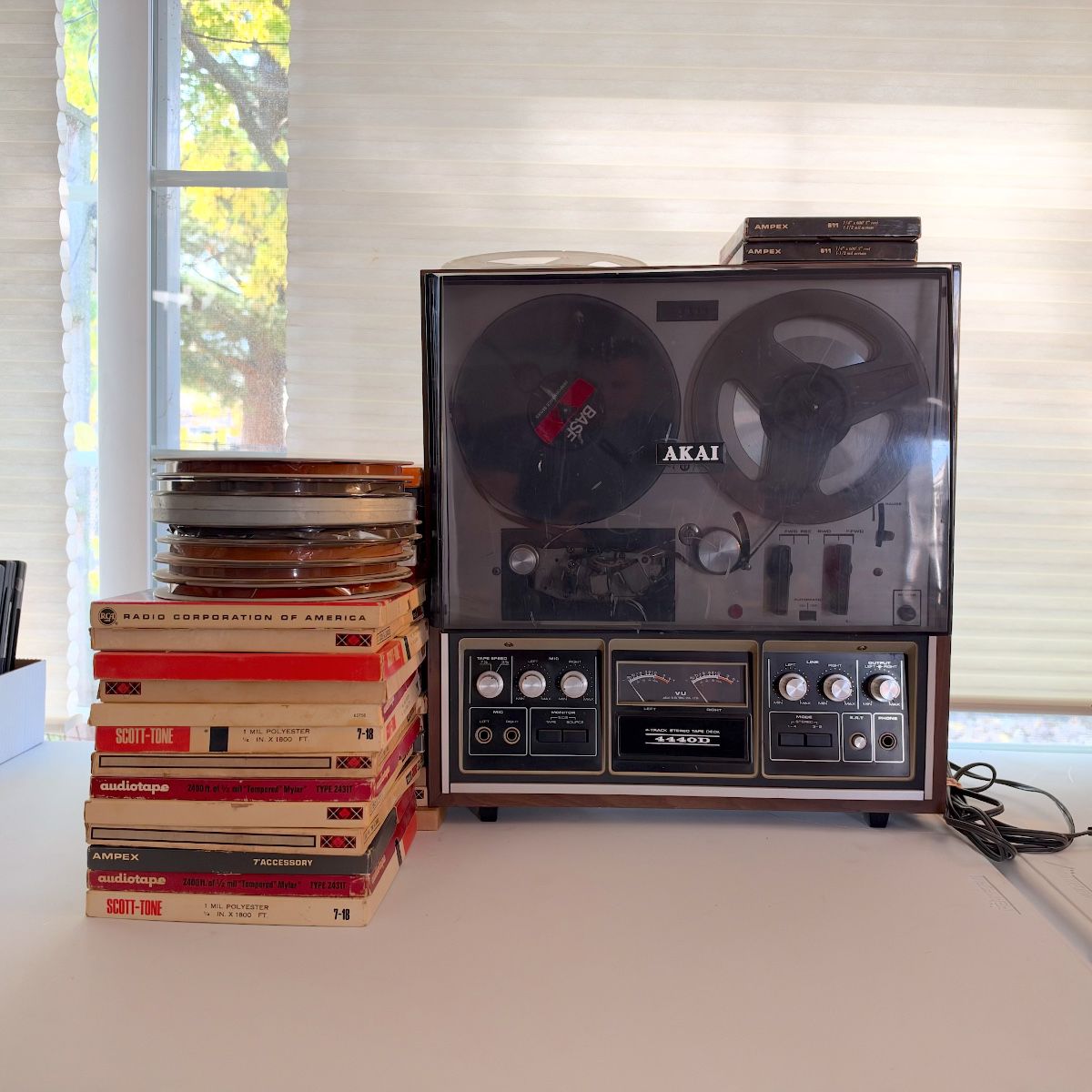 Akai 4440D Reel To Real & Tapes
