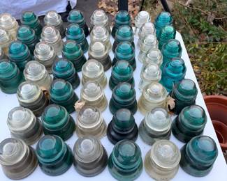 Telephone Pole Glass Insulators