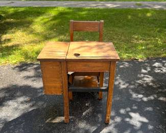Vintage school desk