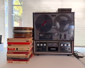 Akai 4440D Reel To Real & Tapes